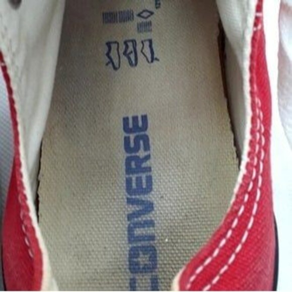 Unisex Converse Chuck Taylor All Star Low TopRed Size 5 #39 - Picture 6 of 9